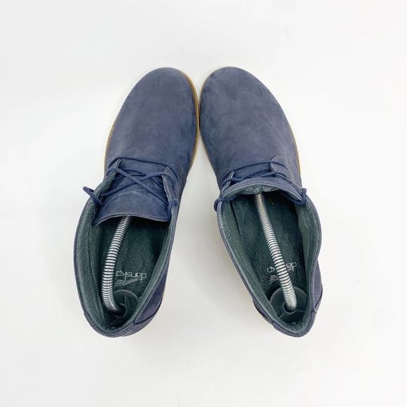 Dansko Mens Virgil 9128752400 Blue Leather Lace Up Round Toe Chukka Boot Size 7 - Picture 4 of 9